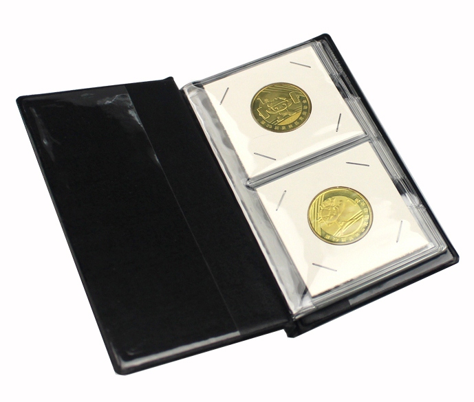 Альбом PCCB для 12 монет в холдерах (бордовый) - 2
