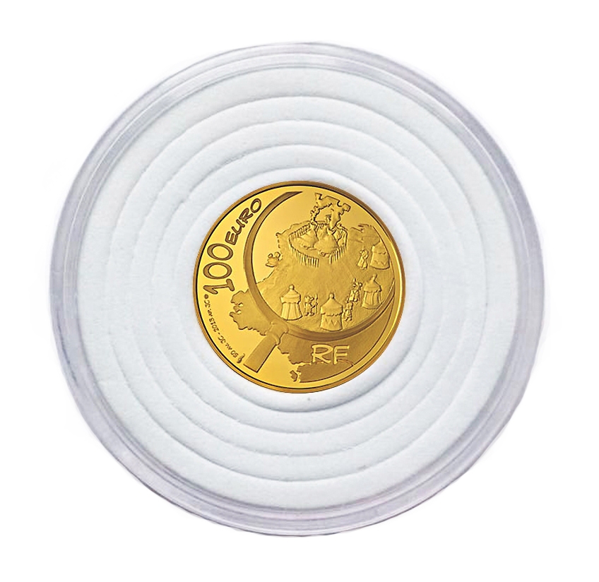 Универсальные капсулы для монет  (белые) (GD)